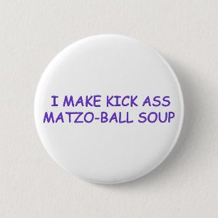MATZO-BALL MASTER 2 INCH ROUND BUTTON