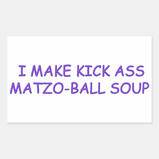 MATZO-BALL MASTER STICKER (Front)
