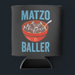 Matzo Baller Funny Football Hanukkah Rugby Gift  Can Cooler<br><div class="desc">funny, hanukkah, jewish, jew, holiday, matzo, football, birthday, gift, sport, </div>