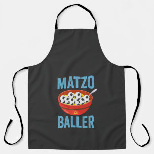 Matzo Baller Funny Soccer Hanukkah Holiday Gift Apron