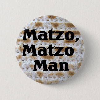Matzo, Matzo Man 2 Inch Round Button