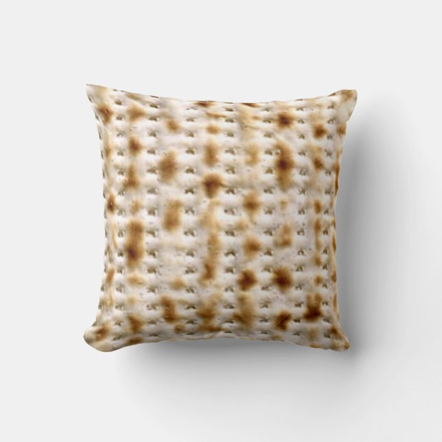 Matzo Throw Pillow (Front)