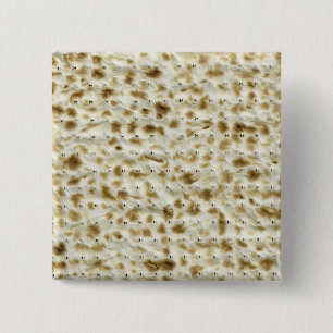 Matzoh 2 Inch Square Button