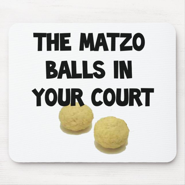 matzoh balls mouse pad (Front)