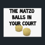 matzoh balls postcard<br><div class="desc">Postcard Horizontal Template</div>