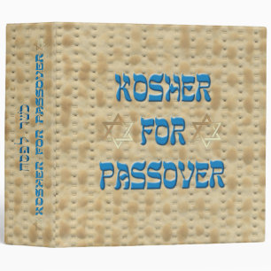Matzoh Kosher for Passover Recipe Binder