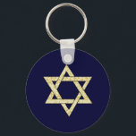 Matzoh Star of David Keychain<br><div class="desc">Passover matzoh Star of David for the Jewish holidays is adorable for the pesach seder and a fun jewish greeting card, home decor, baby apparel or t-shirt for the family.</div>