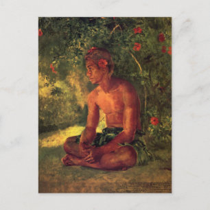 'Maua, A Samoan' - John LaFarge Postcard