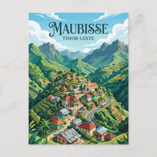 Maubisse Town Timor-Leste Postcard