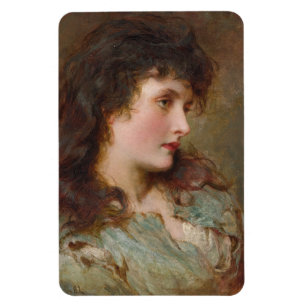 Maud (Elegant Female Portrait) Magnet