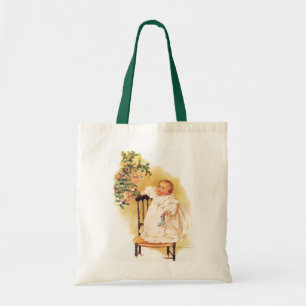 Maud Humphrey's Little Christmas Girl Tote Bag