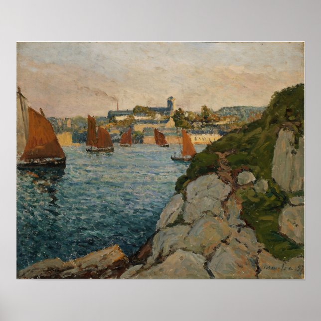 Maufra - Douarnenez In Sunshine 1905 Poster (Front)
