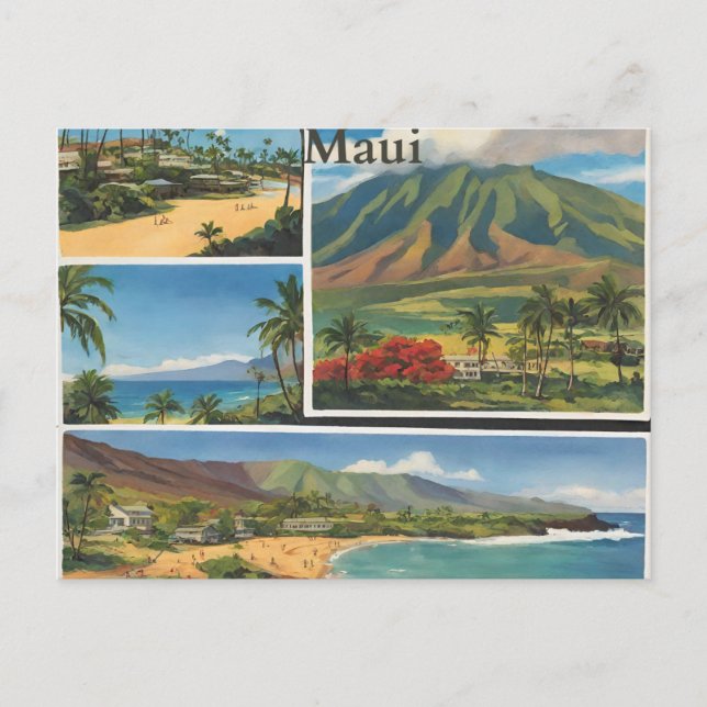 Maui (2) postcard (Front)