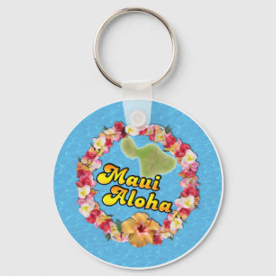 Maui Aloha Keychain