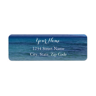 Maui Beach Address Labels