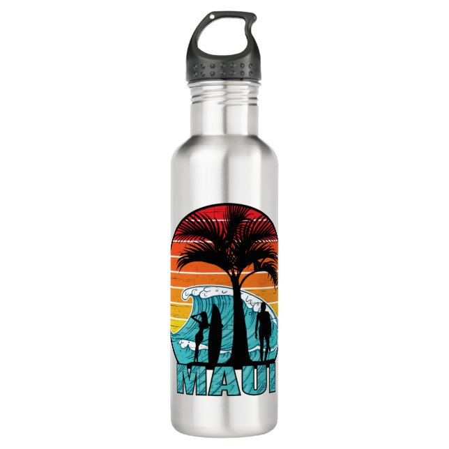 Maui Beach Hawaii 710 Ml Water Bottle (Front)