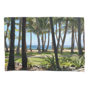 Maui Beach Hawaii Palm Trees Pillowcase