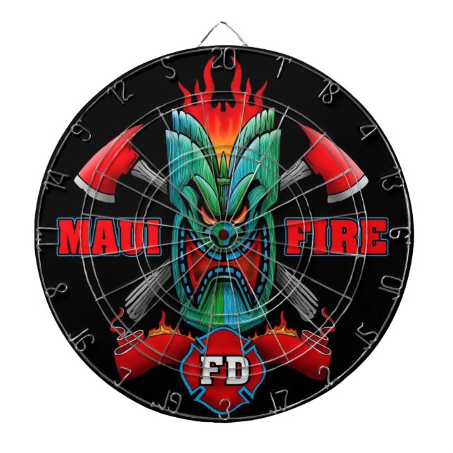 Maui Fire Dartboard (Front)