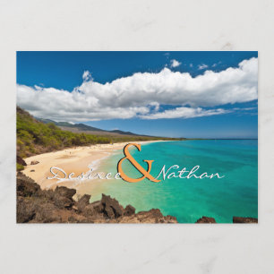 Maui, Hawaï - Invitation au mariage de destination