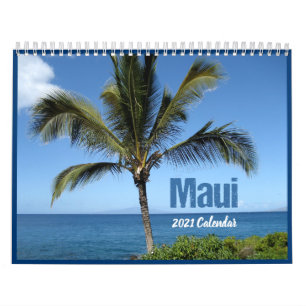 Maui Hawaii 2021 - Beau calendrier des murs de pla