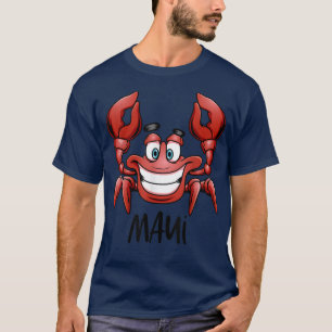 Maui Hawaii Beach Family Vacation Group Trip Crab  T-Shirt