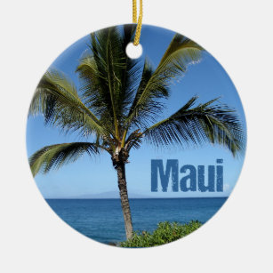 Maui Hawaii Ceramic Ornament