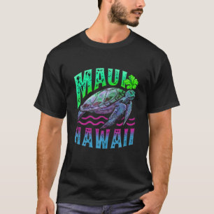 Maui Hawaii Hawaiian Tropical Island Sea Turtle Vi T-Shirt