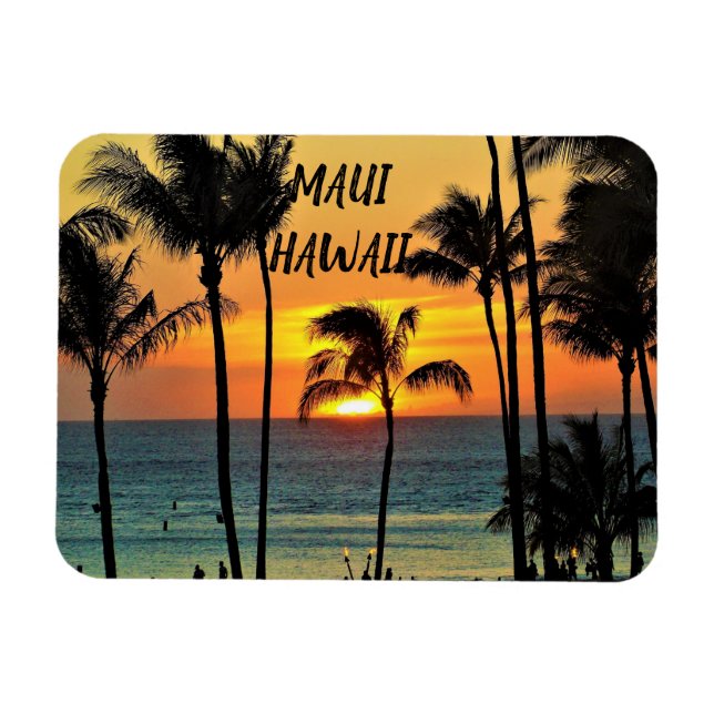 MAUI HAWAII MAGNET (Horizontal)