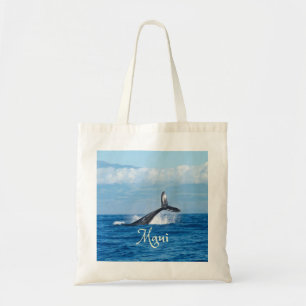Maui Hawaii Ocean Whale Tail Tote Bag