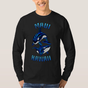 Maui Hawaii Vacation Tribal Orca T-Shirt