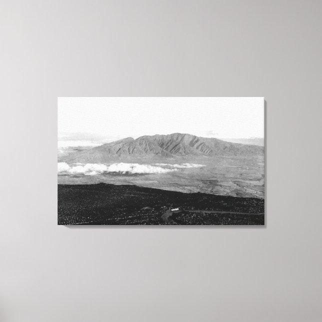 Maui, Hawaii - View from the Top of Haleakala Canvas Print (Front)