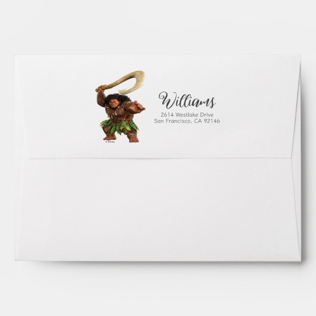 Maui Magical Hook Envelope (Back (Top Flap))