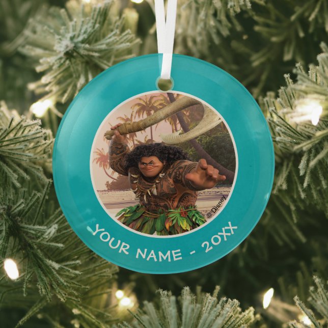 Maui Magical Hook Glass Ornament (Insitu)