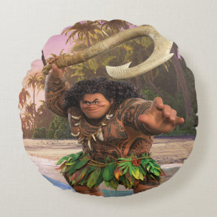 Maui Magical Hook Round Pillow