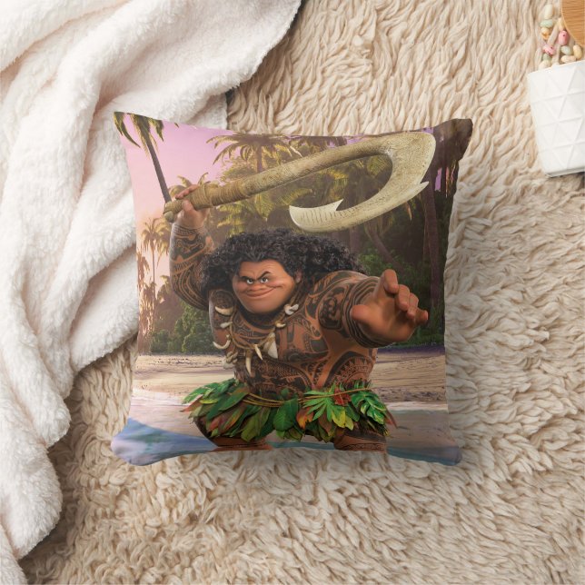 Maui Magical Hook Throw Pillow (Blanket)