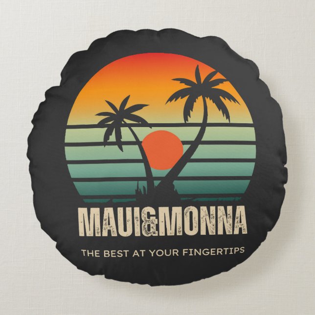 MAUI&MONNA ROUND PILLOW (Front)