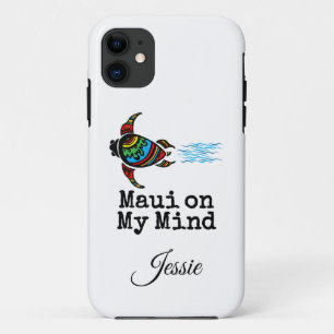 Maui on My Mind Sea Turtle iPhone 11 Case