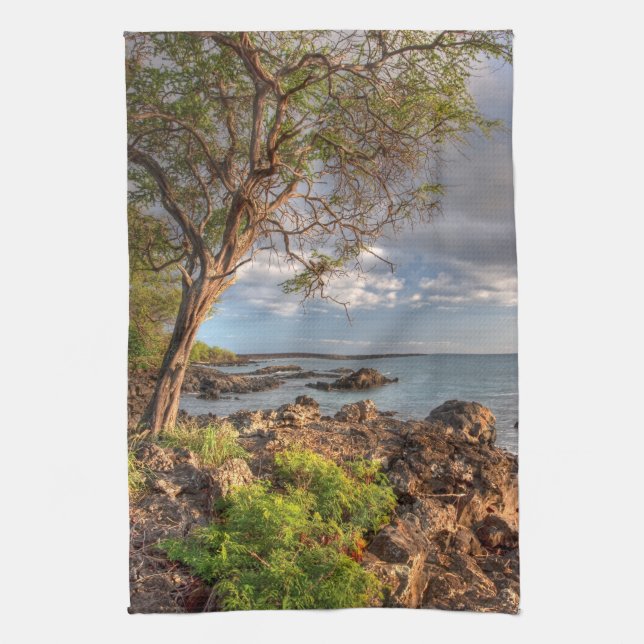 Maui shoreline  kitchen towel (Vertical)