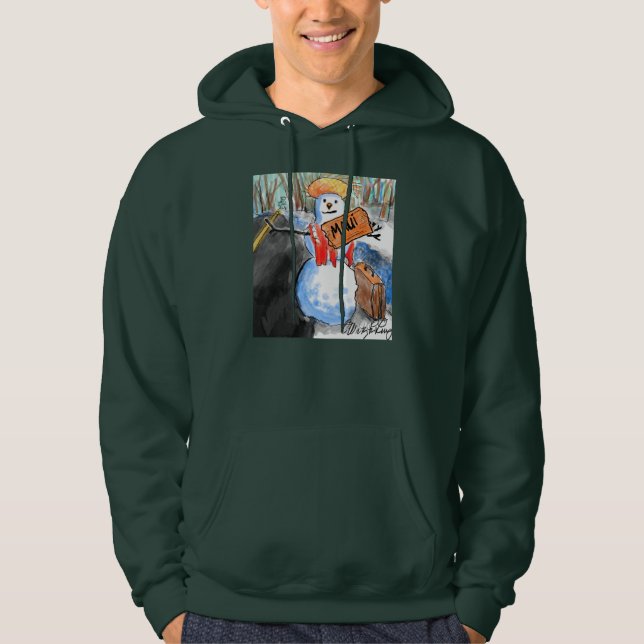 Maui Snowman Sweat - shirt à capuche de vacances (Devant)