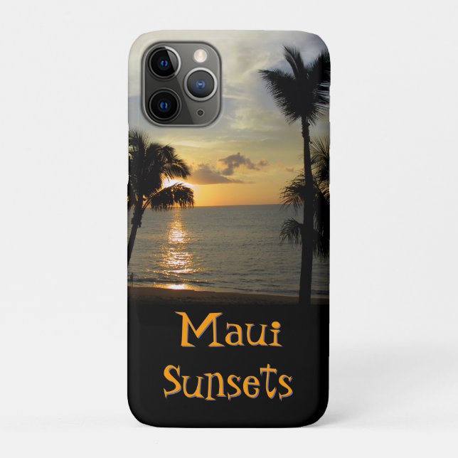 Maui Sunsets Case-Mate iPhone Case (Back)