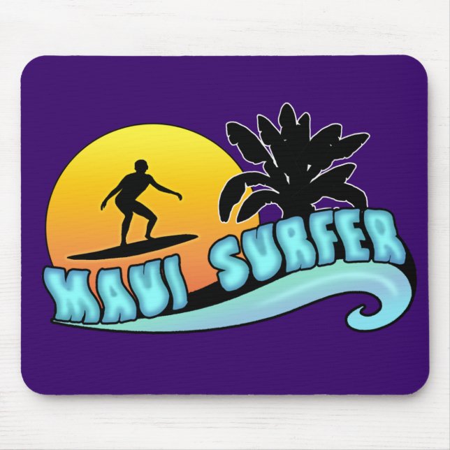 Maui Surfer Mouse Pad (Front)