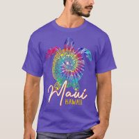 Maui Tie Dye Sea Turtle Hawaii Matching Family Vac