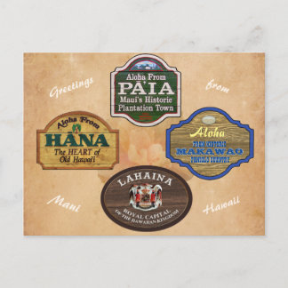 Maui Towns  Postcard