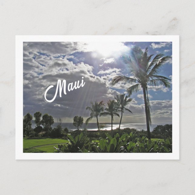 Maui Twilight Postcard (Front)
