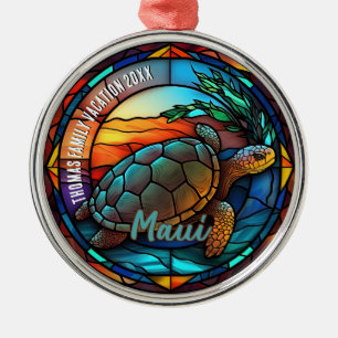 Maui Vacation Souvenir Metal Ornament