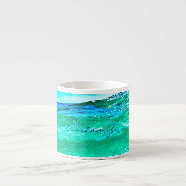 Maui waves Thunder_Cove blue/green Espresso Cup (Front)