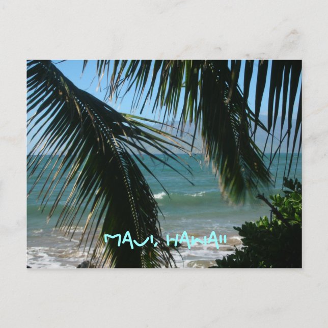 Maui's Tropical Beauty Postcard (Front)