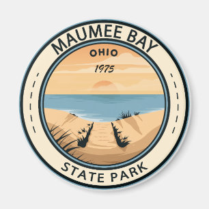 Maumee Bay State Park Ohio Vintage Magnet