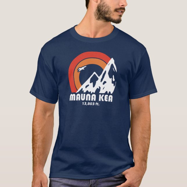Mauna Kea Hawaii Sun Eagle T-Shirt (Front)