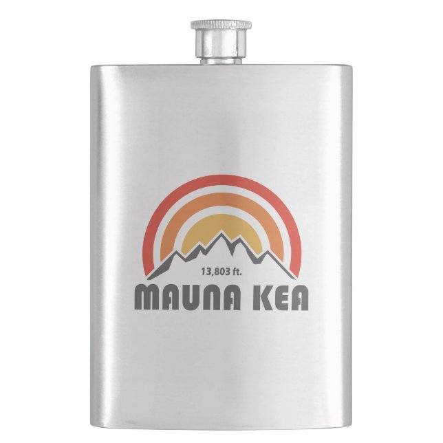 Mauna Kea Hip Flask (Front)